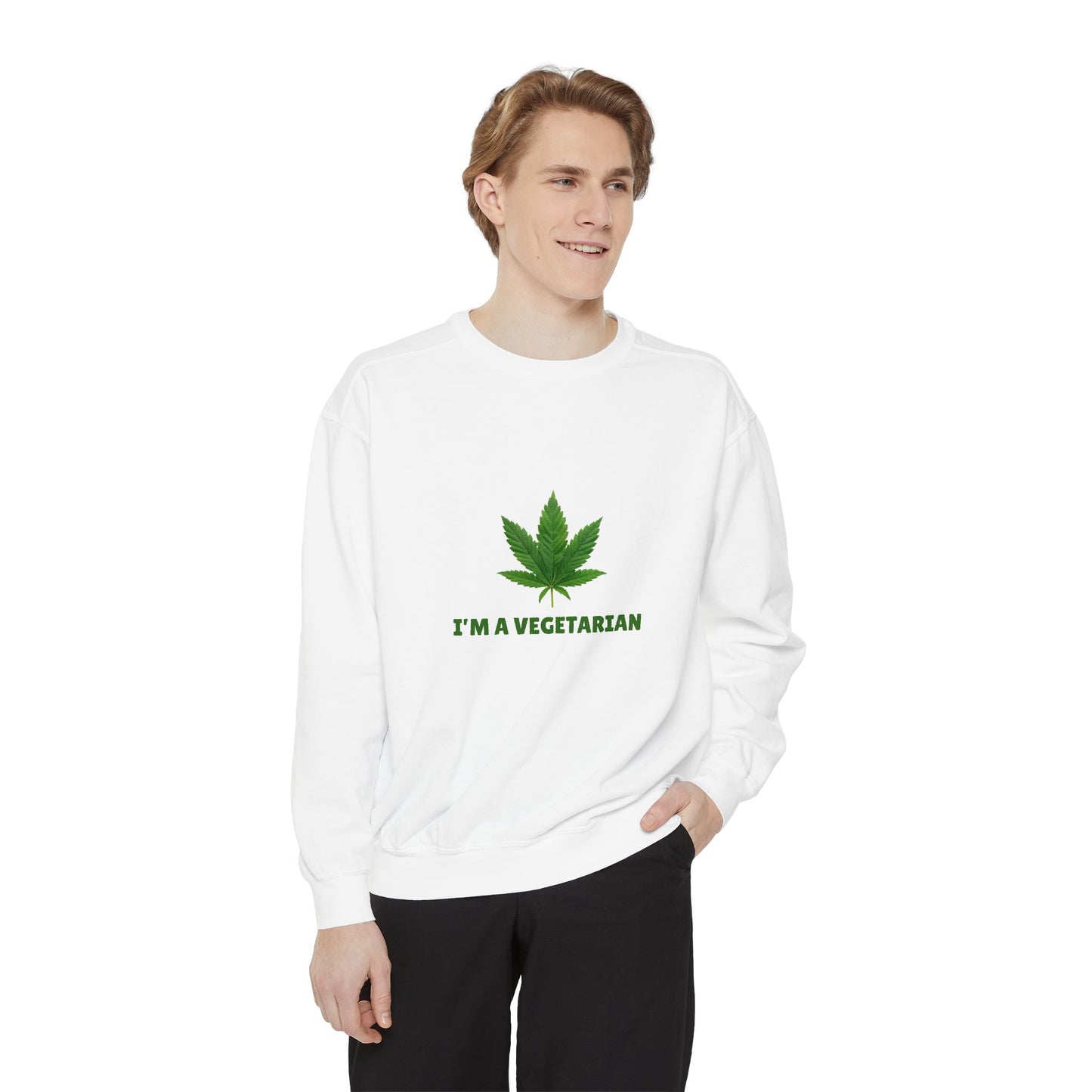 Vegetarian Weed Unisex Sweatshirt