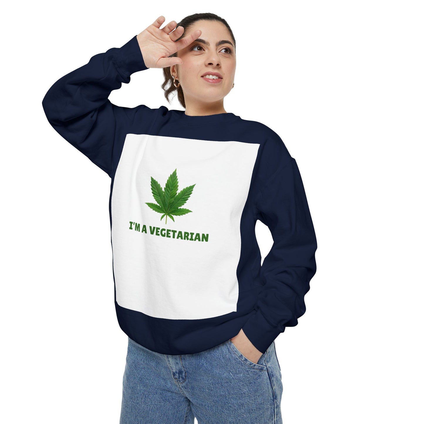 Vegetarian Weed Unisex Sweatshirt