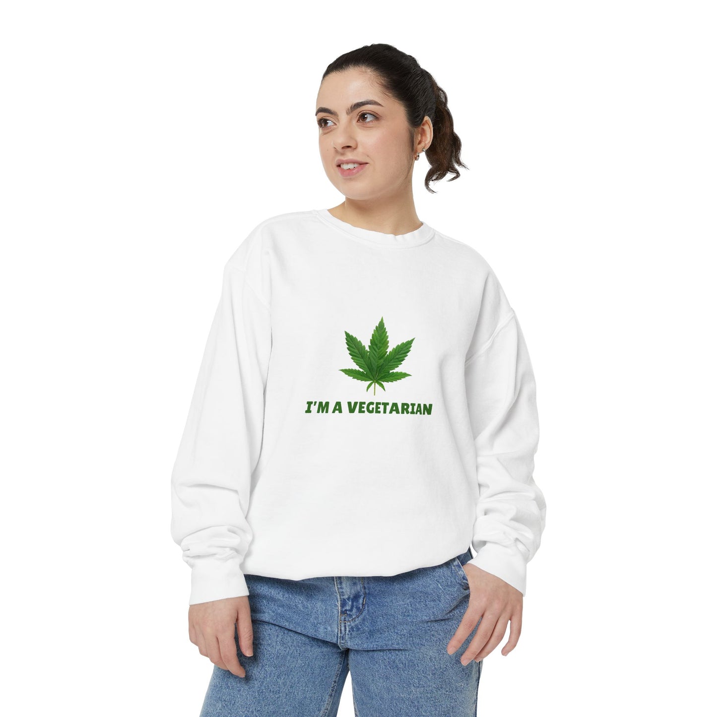 Vegetarian Weed Unisex Sweatshirt