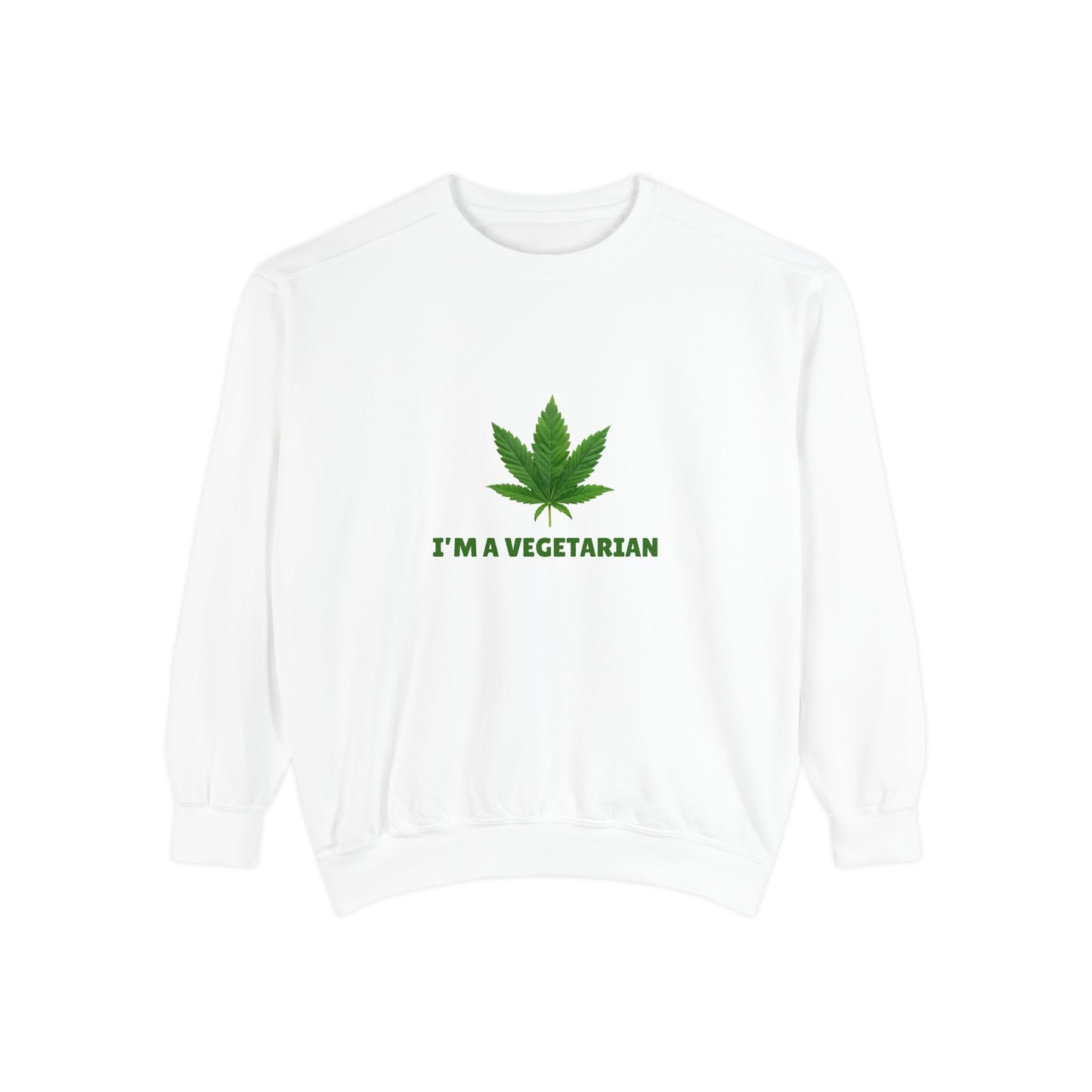 Vegetarian Weed Unisex Sweatshirt